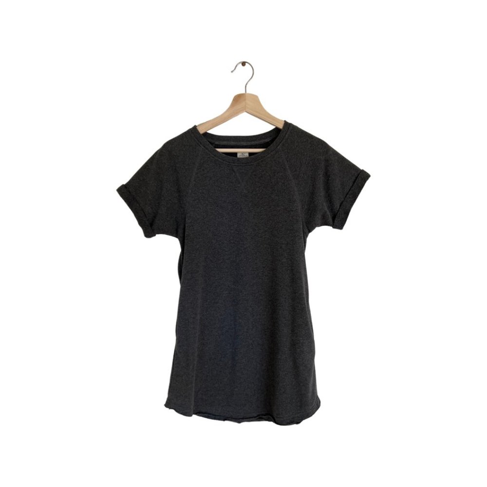 O'Neill T-Shirt Dress with Pockets in Gray, XS